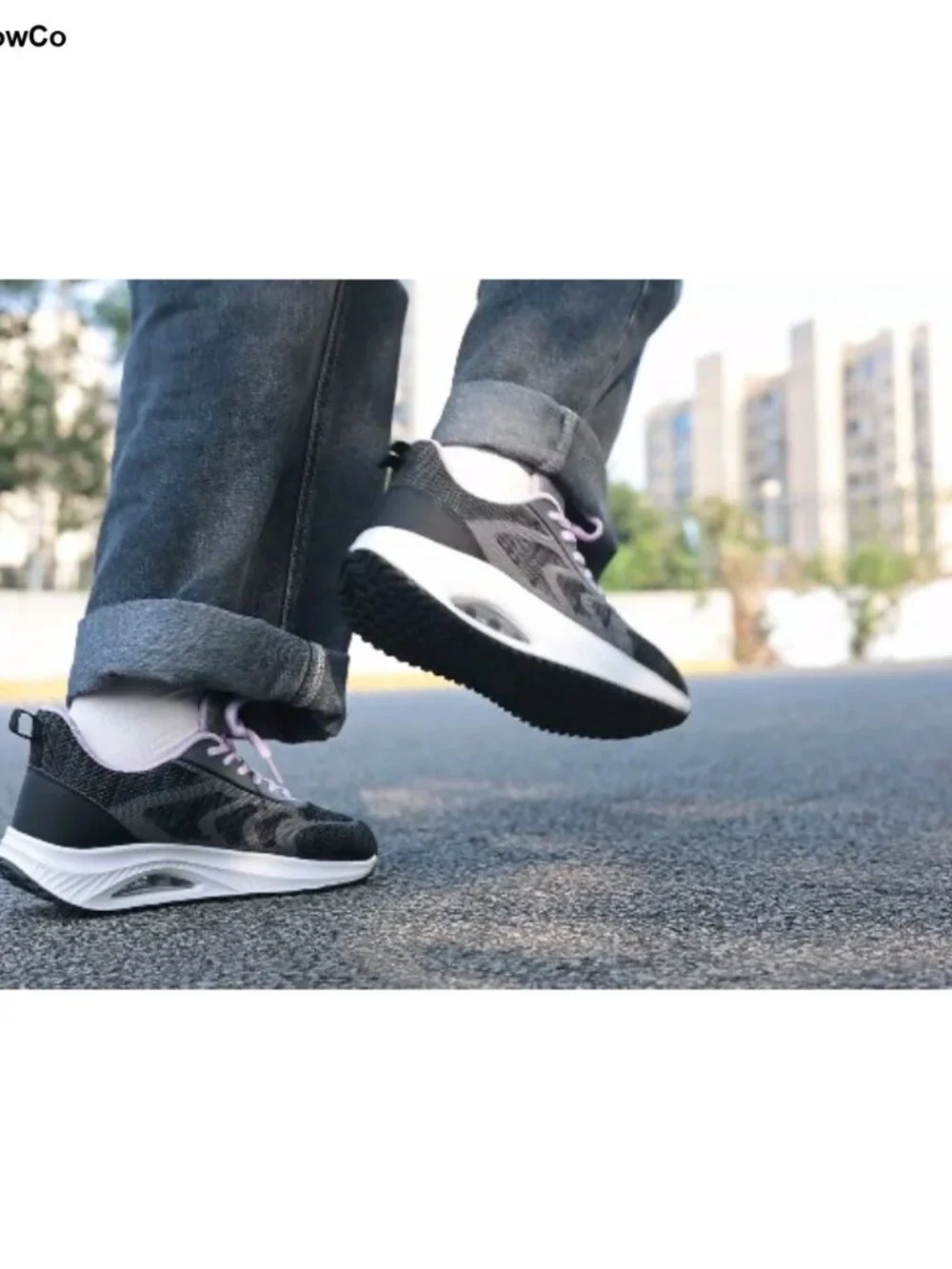 Women's Wide Arch Support Walking Shoes Plantar Fasciitis Sneakers Comfort